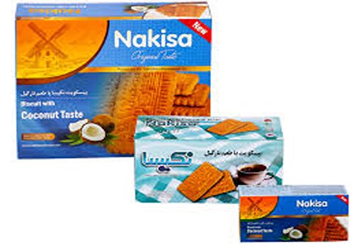 تصویر 1 از خرید و قیمت بیسکویت نارگیلی نکیسا + فروش عمده